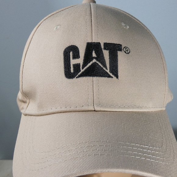 Caterpillar - CAT logo ball cap tan with black logo - Picture 2 of 5